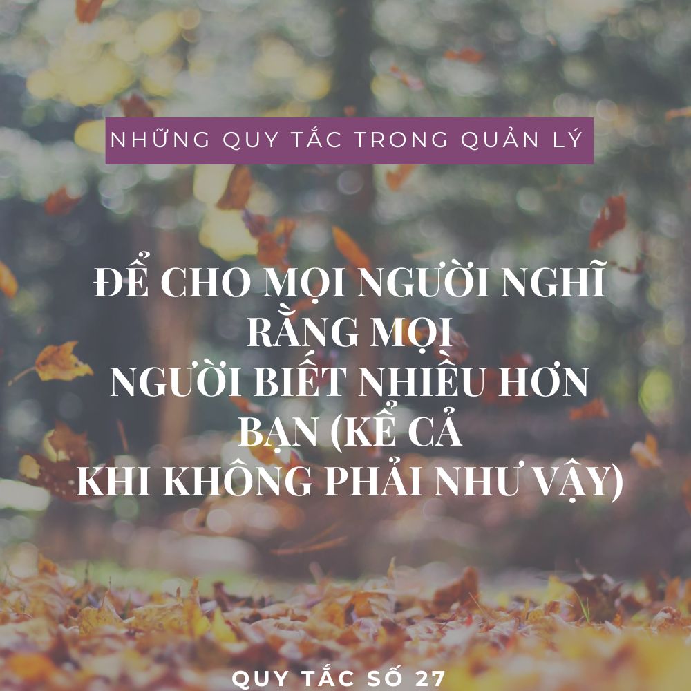 Những Quy Tắc Trong Quản Lý - Richard Templar